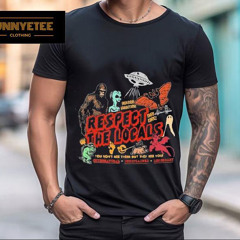 Bigfoot And Alien Respect The Locals Shirt