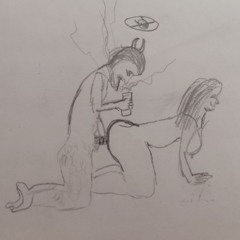 Polymicrotonal Study XXI: Satyr and Earth Female in the Garden of Eden