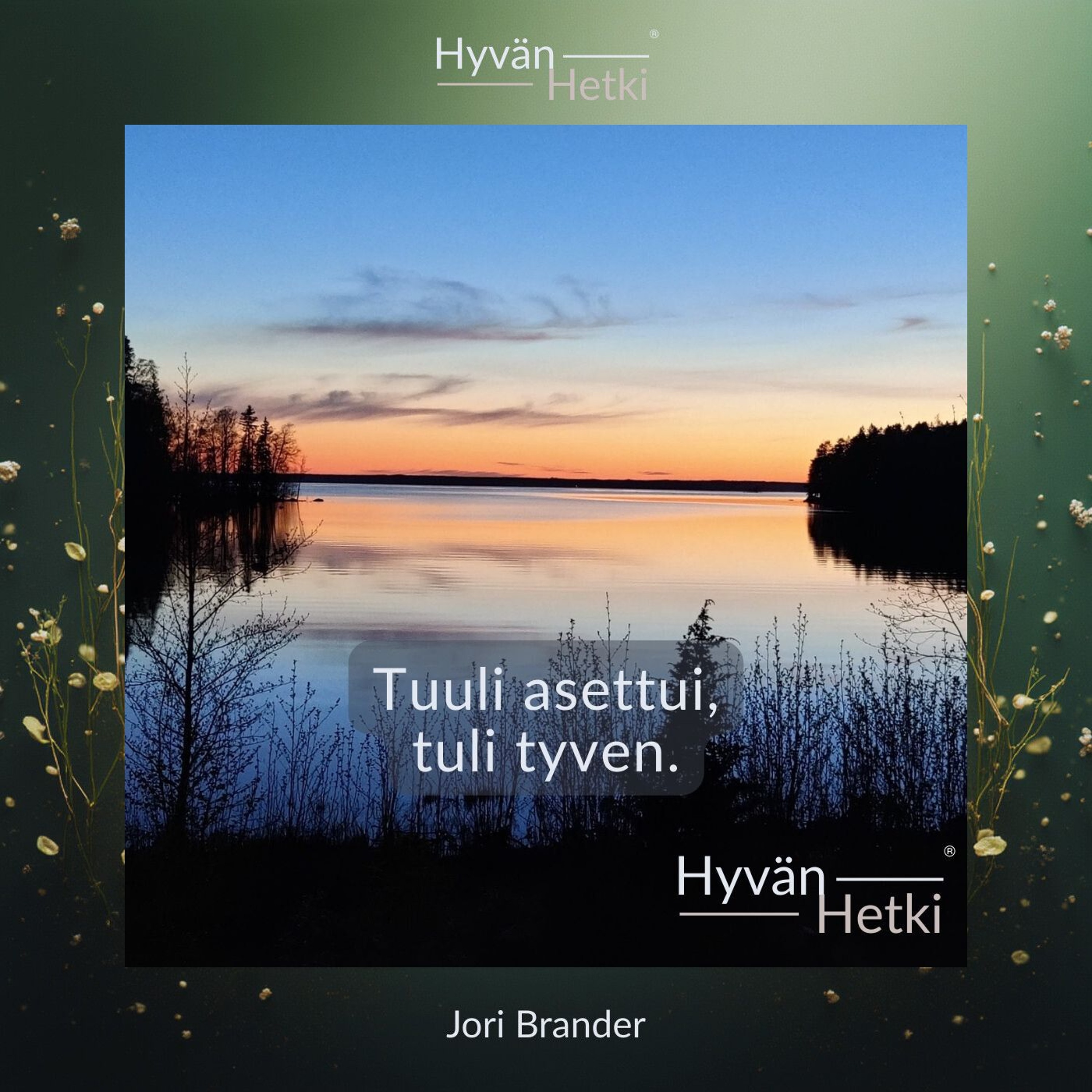 Tuuli asettui, tuli tyven. (24.04.2026) episode artwork