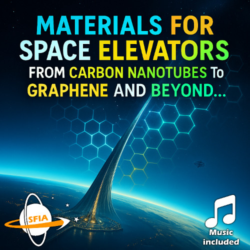 Materials For Space Elevators - From Carbon Nanotubes To Graphene And Beyond...