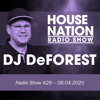 HouseNation Radio Show #29 DJ mix artwork - Electronic music tracklist cover image