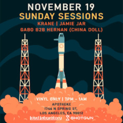 Sunday Sessions December November 19 23