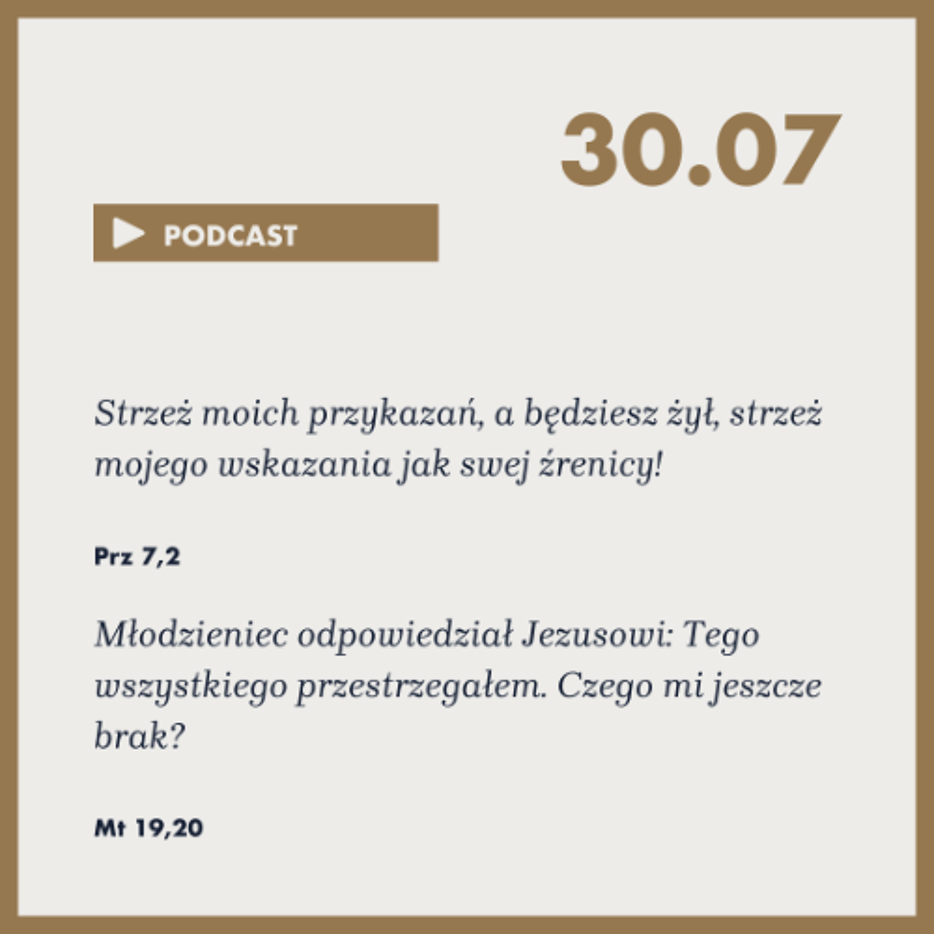 Poranek ze Słowem na 30 lipca 2025 episode artwork