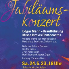 "Missa Brevis Pentecostes"  Live-Mitschnitt der Uraufführung 2023