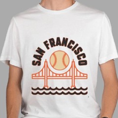 Sf Baseball Sweater San Francisco Crewneck Golden Gate Bridge Hoodie Vintage T Shirt