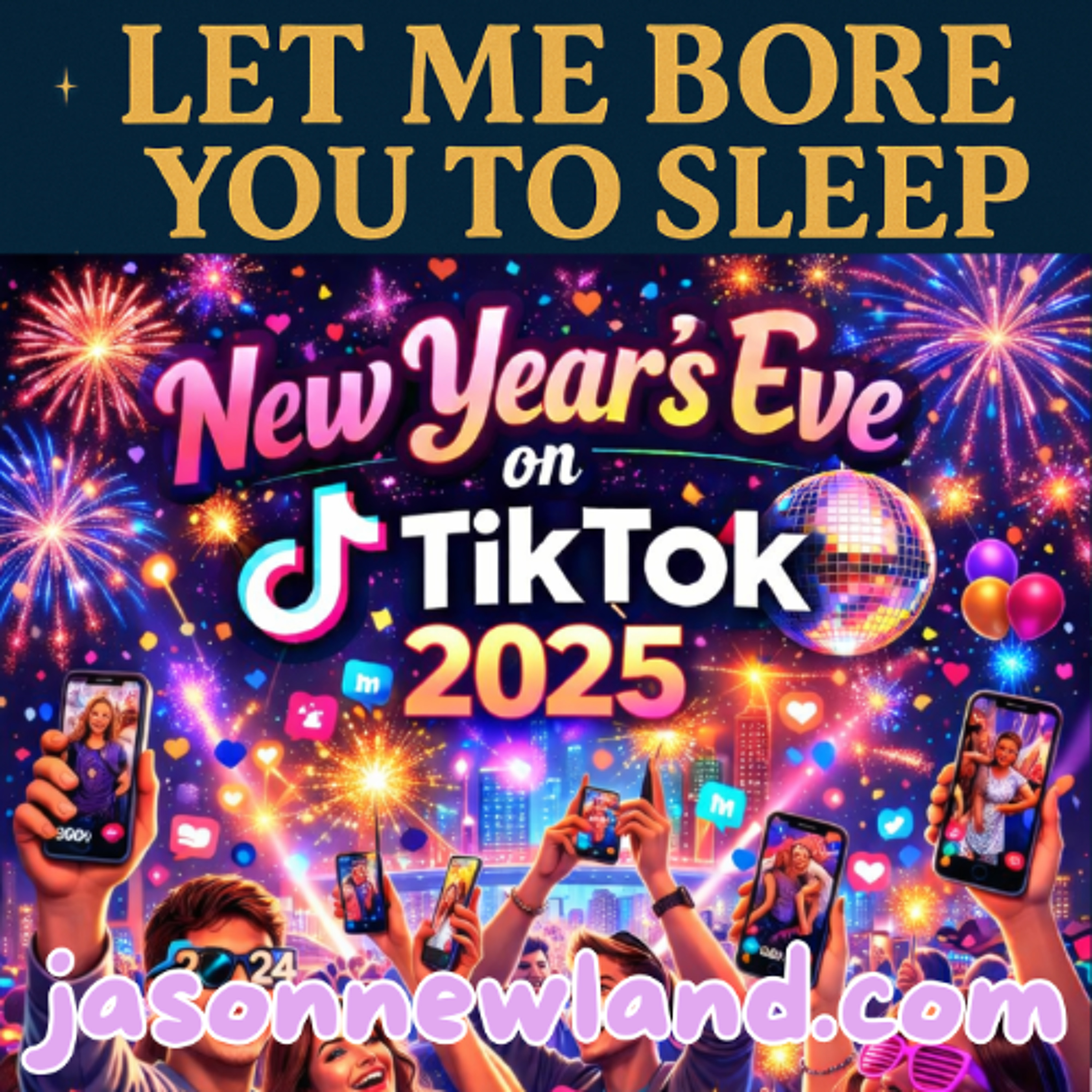 (music) (10 hours) New Years Eve on Tik Tok  LMBYTS #1525  Jason Newland  31st December 2025
