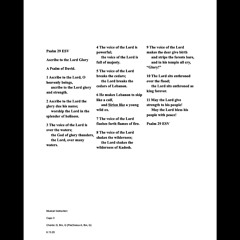 Psalm 29