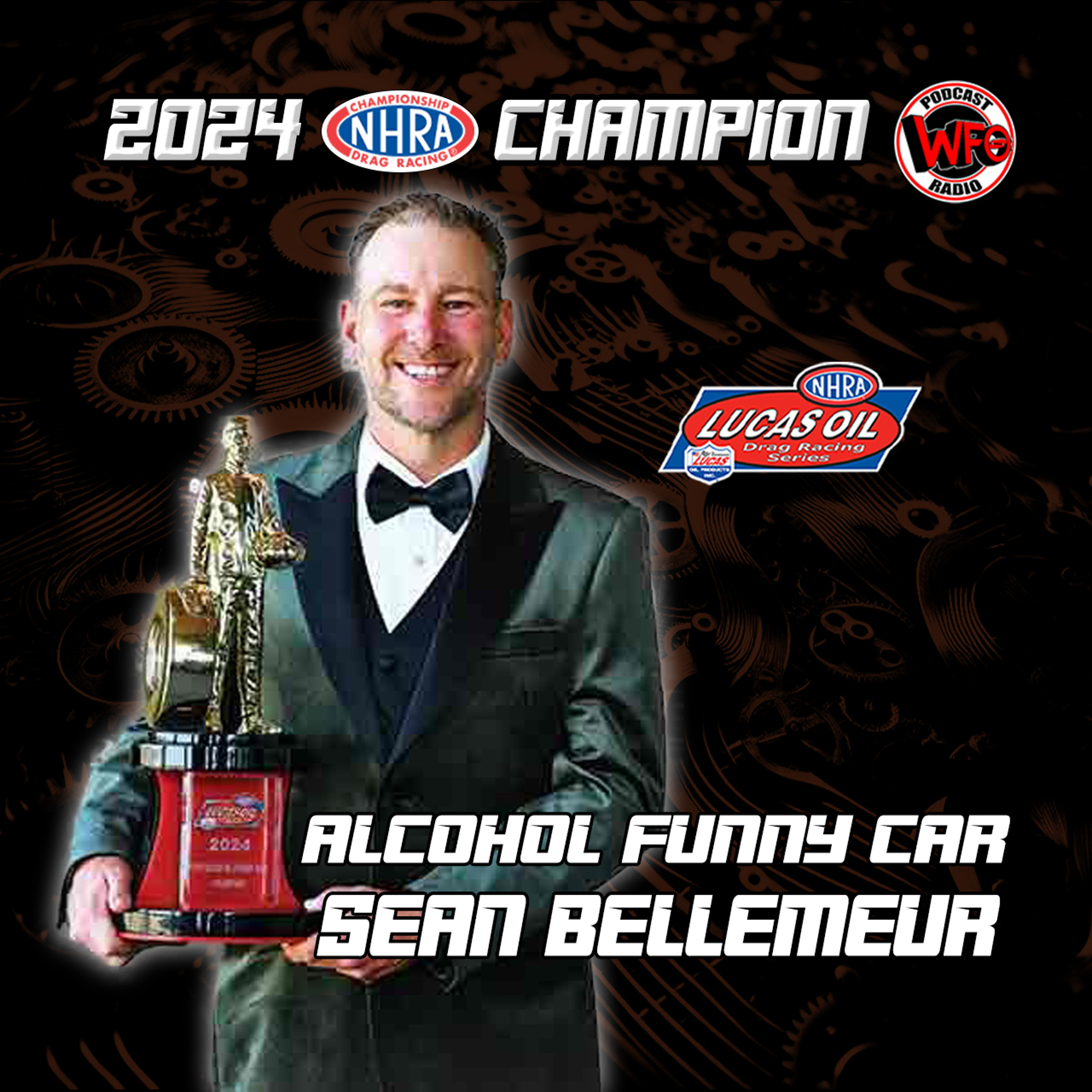 Sean Bellemeur - 2024 NHRA Lucas Oil Series Top Alcohol Funny Car World Champion