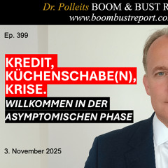 Ep. 399 | KREDIT, KÜCHENSCHABE(N), KRISE: WILLKOMMEN IN DER ASYMPTOMATISCHEN PHASE