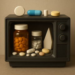droga en el televisor