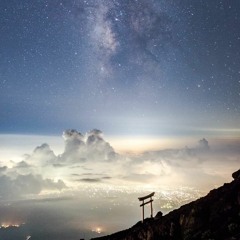 the sky above