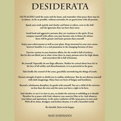 Whispering Max Ehrmann's "Desiderata" [ASMR Reading Poetry, Soft-Spoken, Poem, Male]