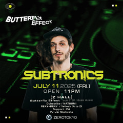Yellock DJ Set Mix - Live at Butterfly Effect, ZERO TOKYO (July 11, 2025)