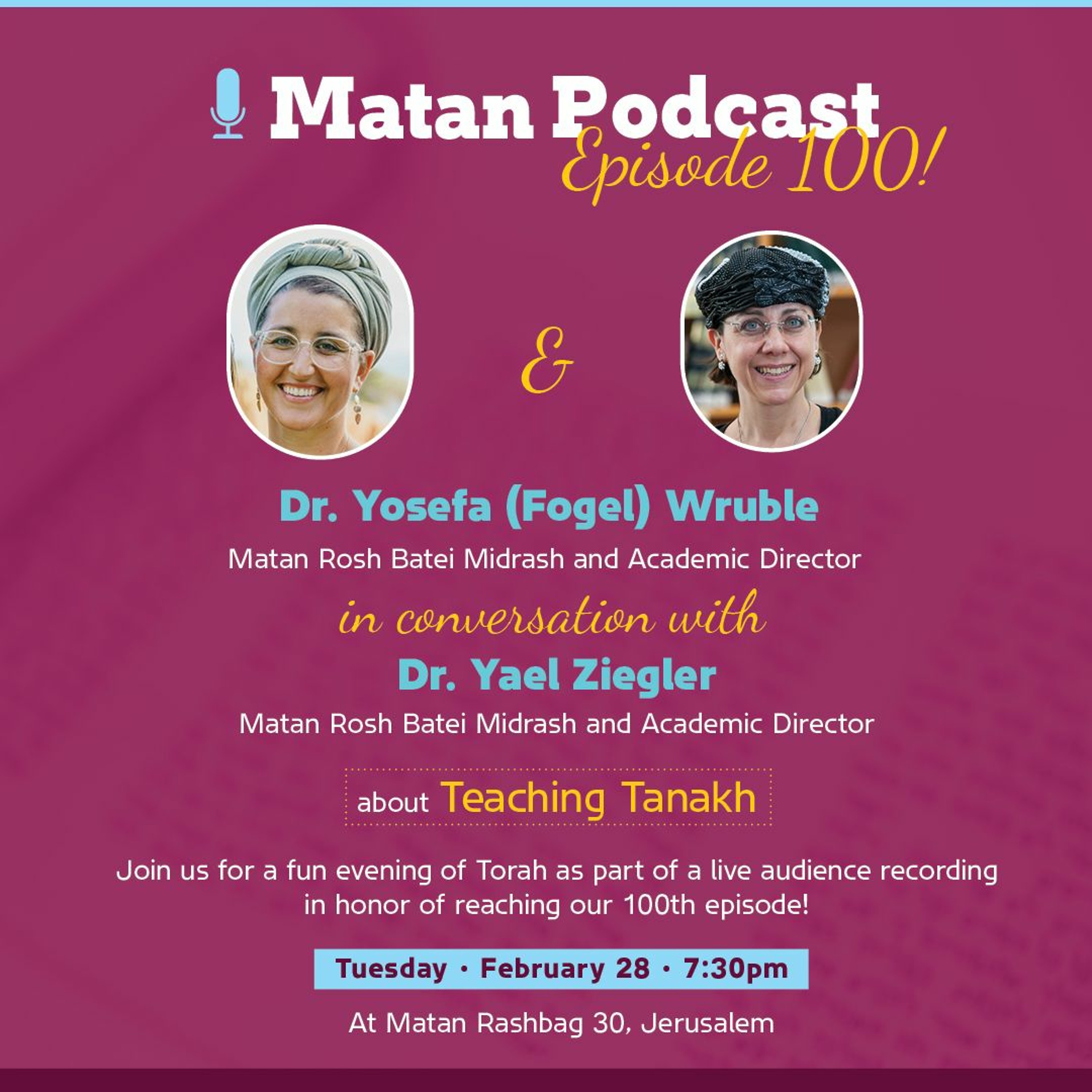 Matan: One on One Parsha Podcast