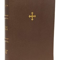 ❤️ Download NRSV, Catholic Bible, Thinline Edition, Genuine Leather, Brown, Comfort Print: Holy