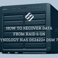 How To Recover Data From RAID 6 On Synology NAS DS2422+ DSM 7.1