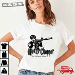 $not Get Busy Or Die Studios Herry Chopper And The Deathly Hallows T-Shirt