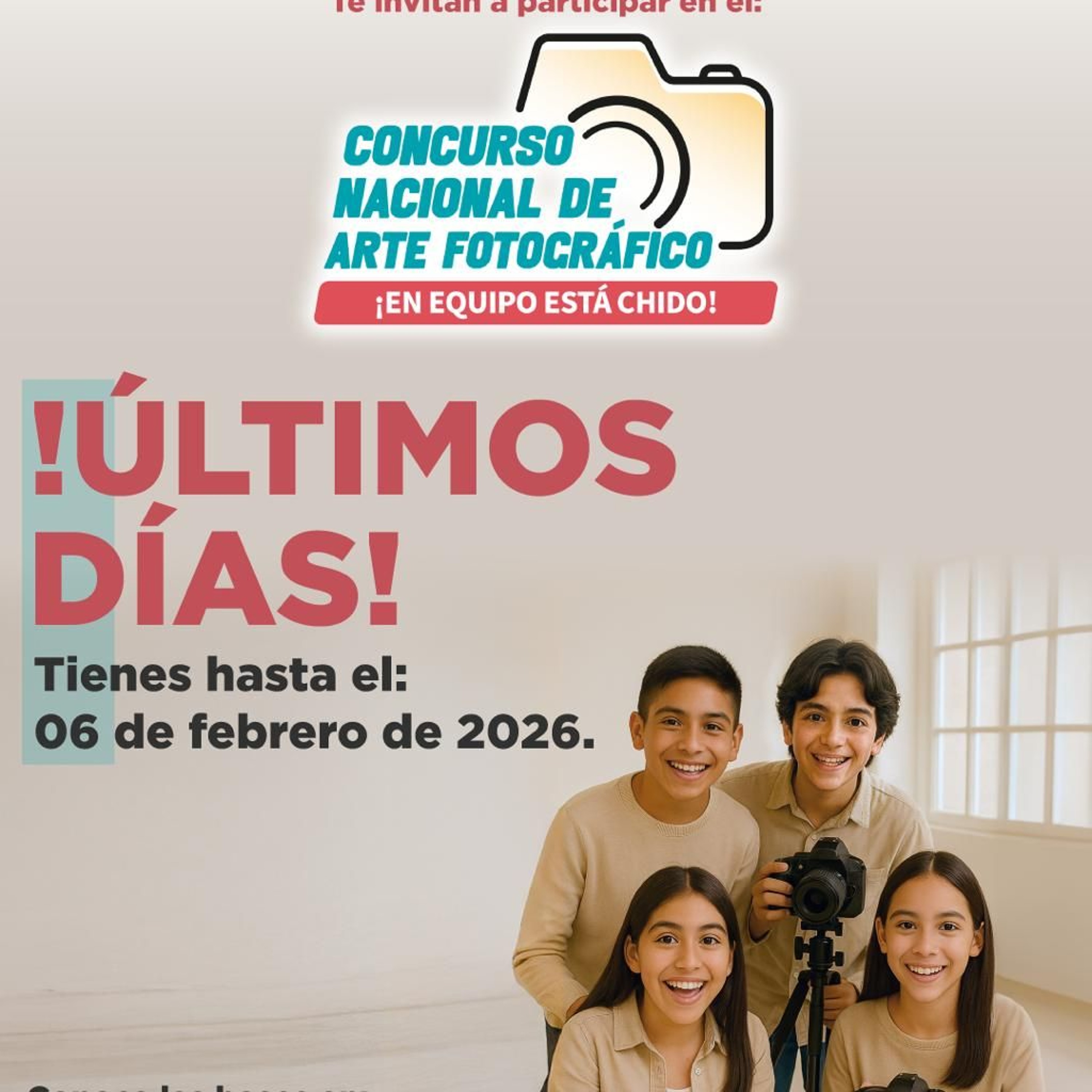 El Consejo de la Comunicación invita al Concurso Nacional de Arte Fotográfico "En equipo está chido" episode artwork