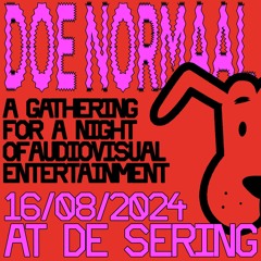 A Gathering for a Night of Audiovisual Entertainment @ De Sering (16 August 2024)