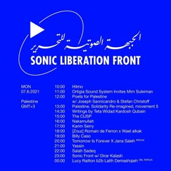 Sonic Liberation Front Mix @ Radio Alhara, 06/07/21