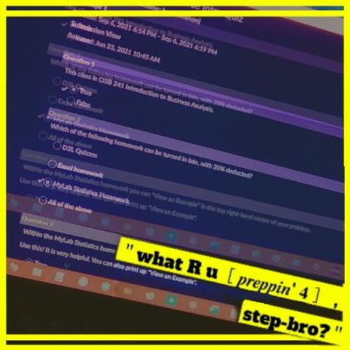 ＂what R u［ 𝒑𝒓𝒆𝒑𝒑𝒊𝒏' 𝟒 ］,  step-bro?＂