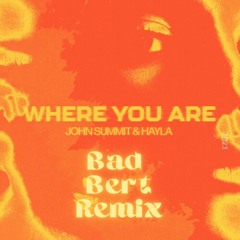 John Summit, Hayla - Where You Are (Bad Bert Remix)
