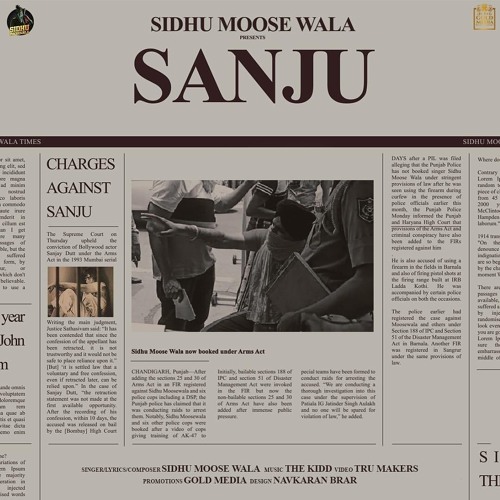 Sanju - Sidhu Moose Wala  Ft. The Kidd || Latest Punjabi Songs 2020