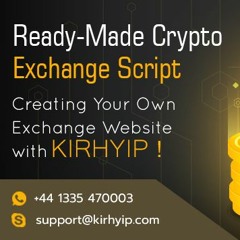 Cryptocurrency Exchange Script to Launch your own crypto trading platform!