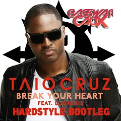 Taio Cruz - Break Your Heart (ft. Ludacris) (BassWar & CaoX Hardstyle Remix)