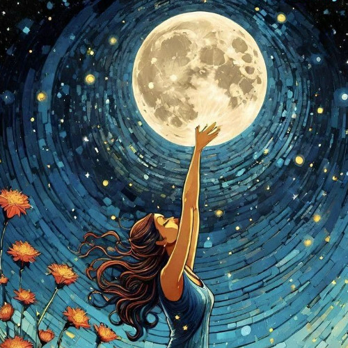 🌀 Ecstatic Magic Full Moon Desert Energy (Live)