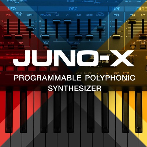 Outlook Narkoman auktion Stream Roland | Listen to JUNO-X Programmable Polyphonic Synthesizer Sound  Demos playlist online for free on SoundCloud