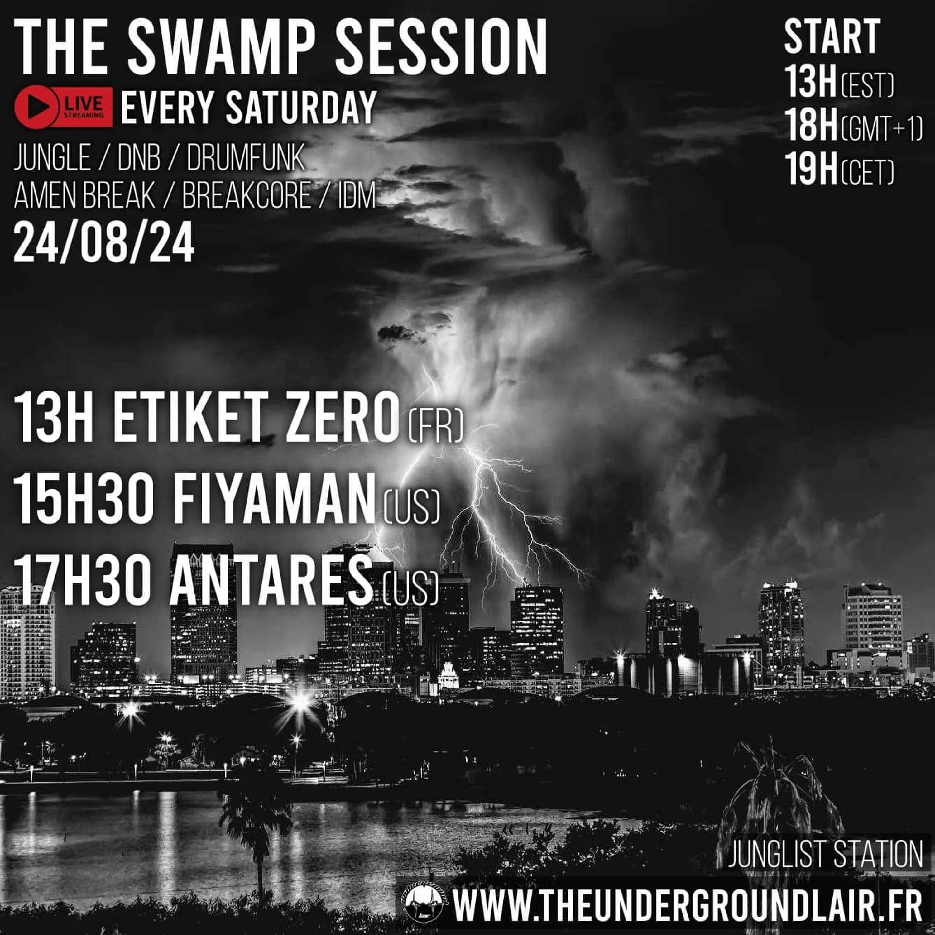 Antares LIVE On The Underground Lair - The Swamp Session - 24.08.2024 episode artwork