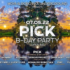 Wombat - Pick (Zenon Rec.) B-Day Party @Nature, in the south, of Israel 07/05/22