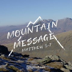 Mountain Message: Refresh, Reconcile And Be Radical 15-05-22-AM