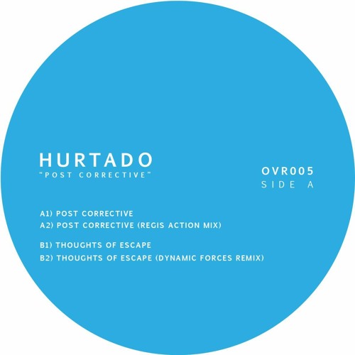 HURTADO  - POST CORRECTIVE EP (INCL. REGIS & DYNAMIC FORCES REMIX)[OVR005]