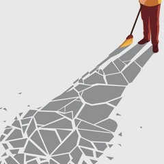 Breaking into pieces