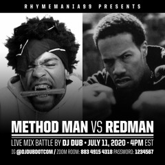 RhymeMania99 Presents Method Man Vs. Redman in a Live Mix Battle