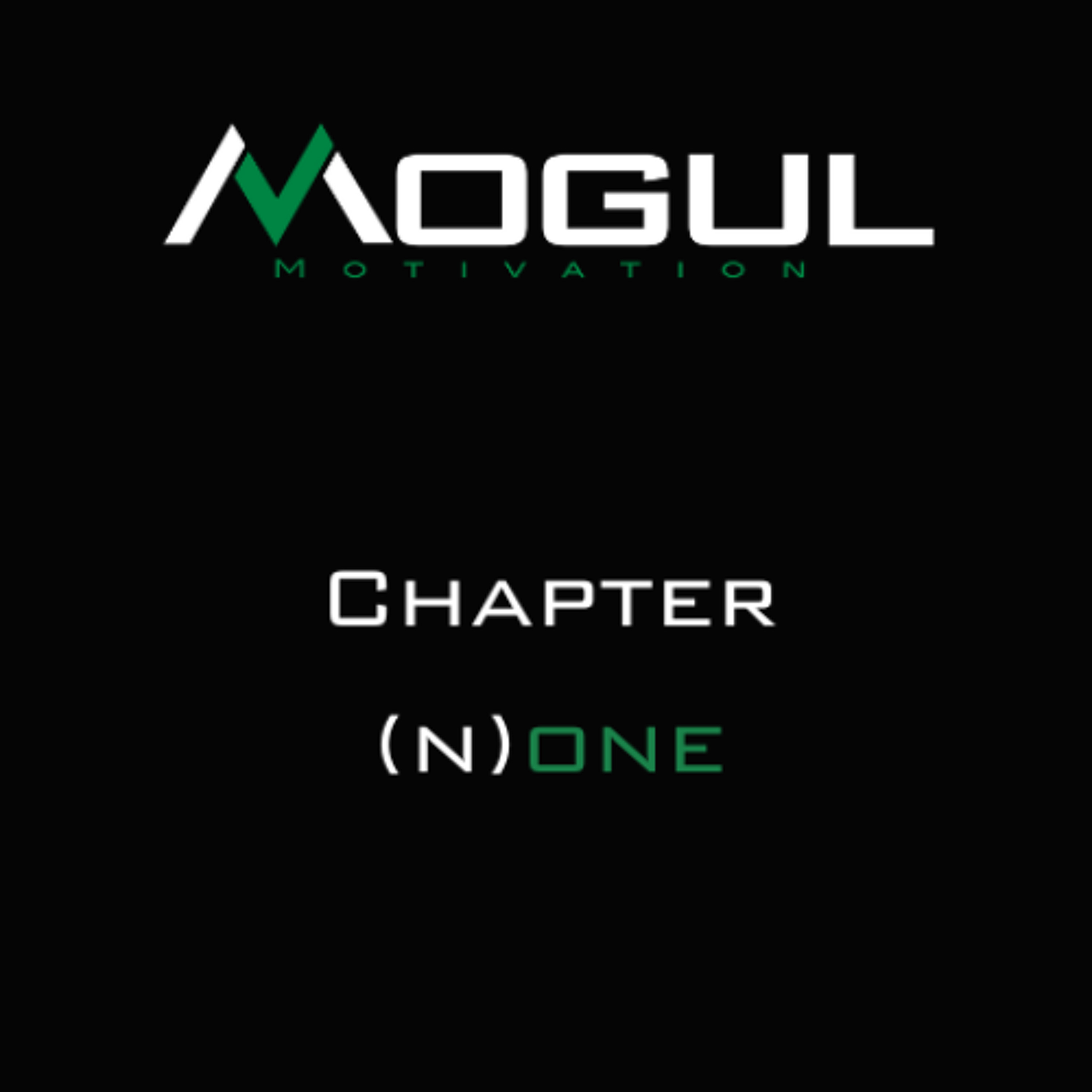 Chapter (n)ONE