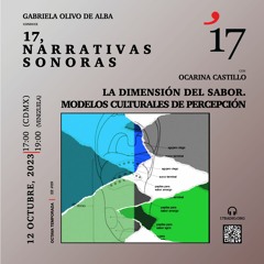 La dimensión del sabor. Modelos culturales de percepción, con Ocarina Castillo / 12 Octubre 2023