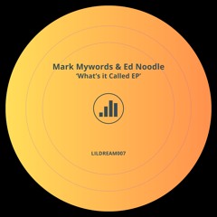 Mark Mywords, Ed Noodle - Whats it Called (Dub Mix) [LILDREAM007]