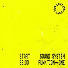 Kiskelfacit's Hjärngymnastik DJ set from Can't Stop Won't Stop Stockholm April 3rd 2026
