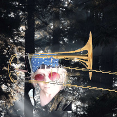 a trombone cries out in the forest