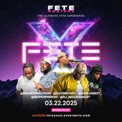 Team Droso’s FETE X Live Recording  (Power To The Sound) 3/22/25