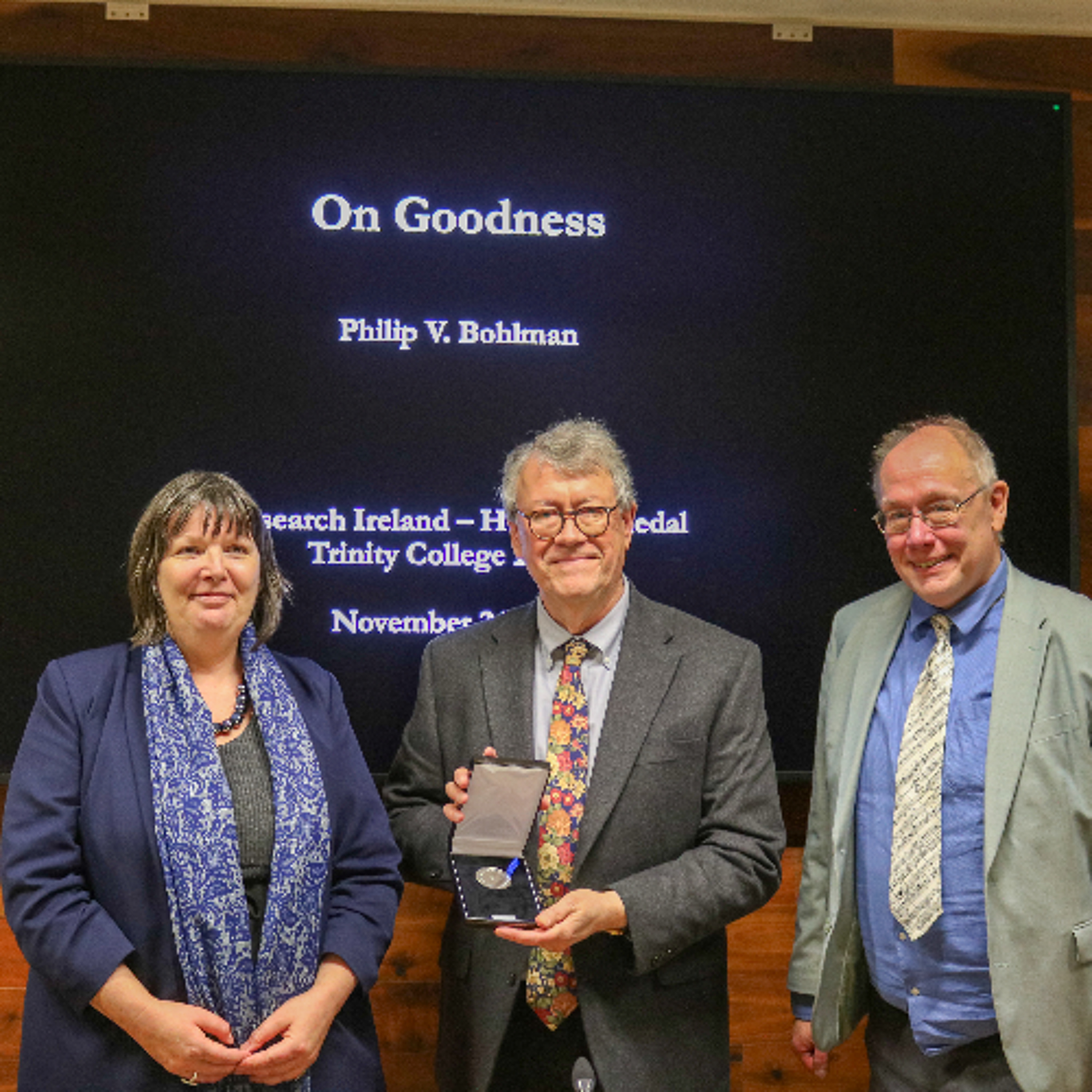 Awarding of the Research Ireland - Harrison Medal to Philip V. Bohlman episode artwork