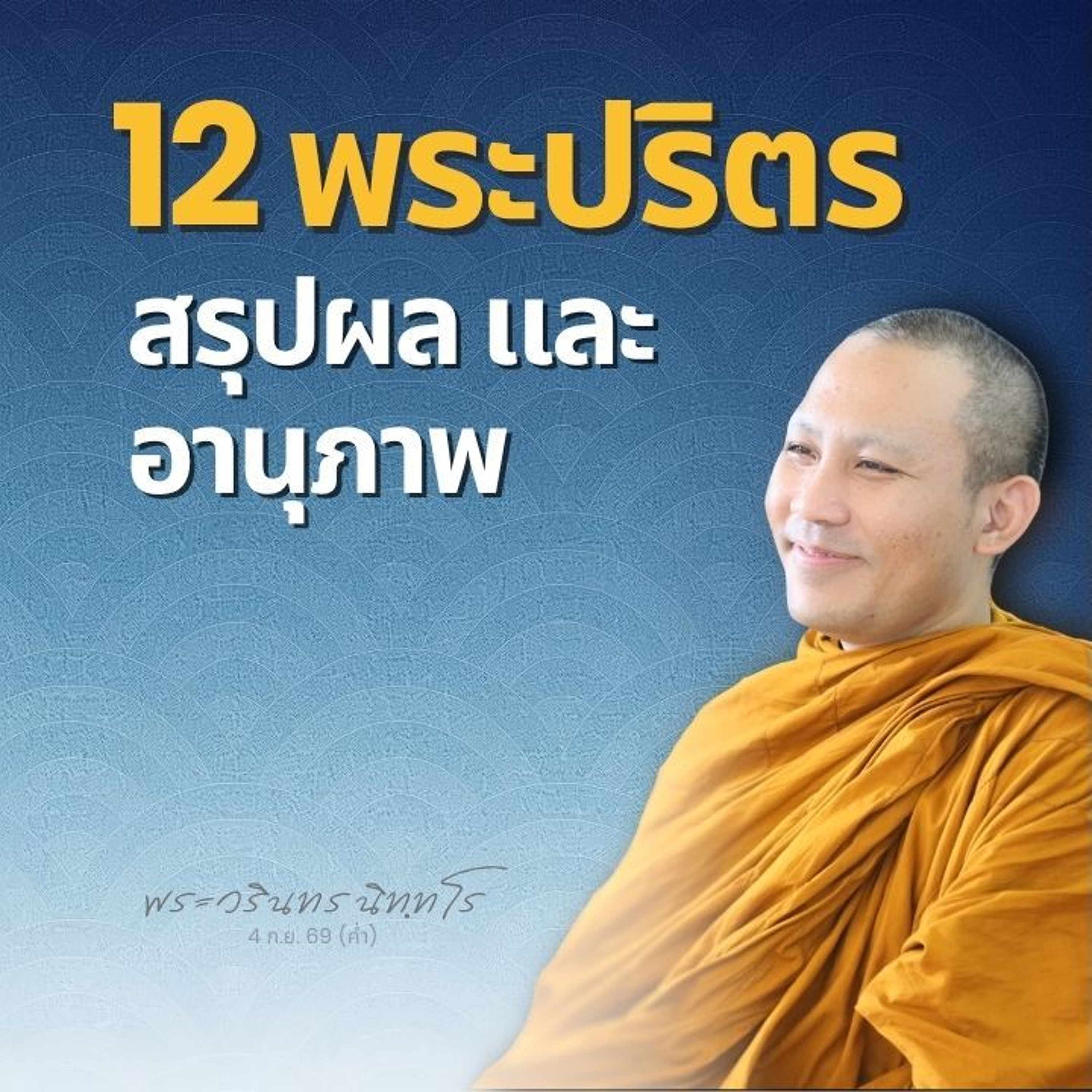 ฟังก์ชั่นการสวดมนต์ ผลของการสวดพระปริตร | พระวรินทร นิทฺทโร | 4 ก.ย. 69 (ค่ำ)