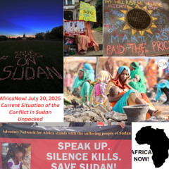 AfricaNow! Jul. 30, 2025 Current Situation of the Conflict in Sudan Unpacked