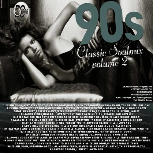 DJ DOTCOM PRESENTS 90'S CLASSIC SOULS MIXTAPE VOL.2 (GOLD COLLECTION)💖🎙
