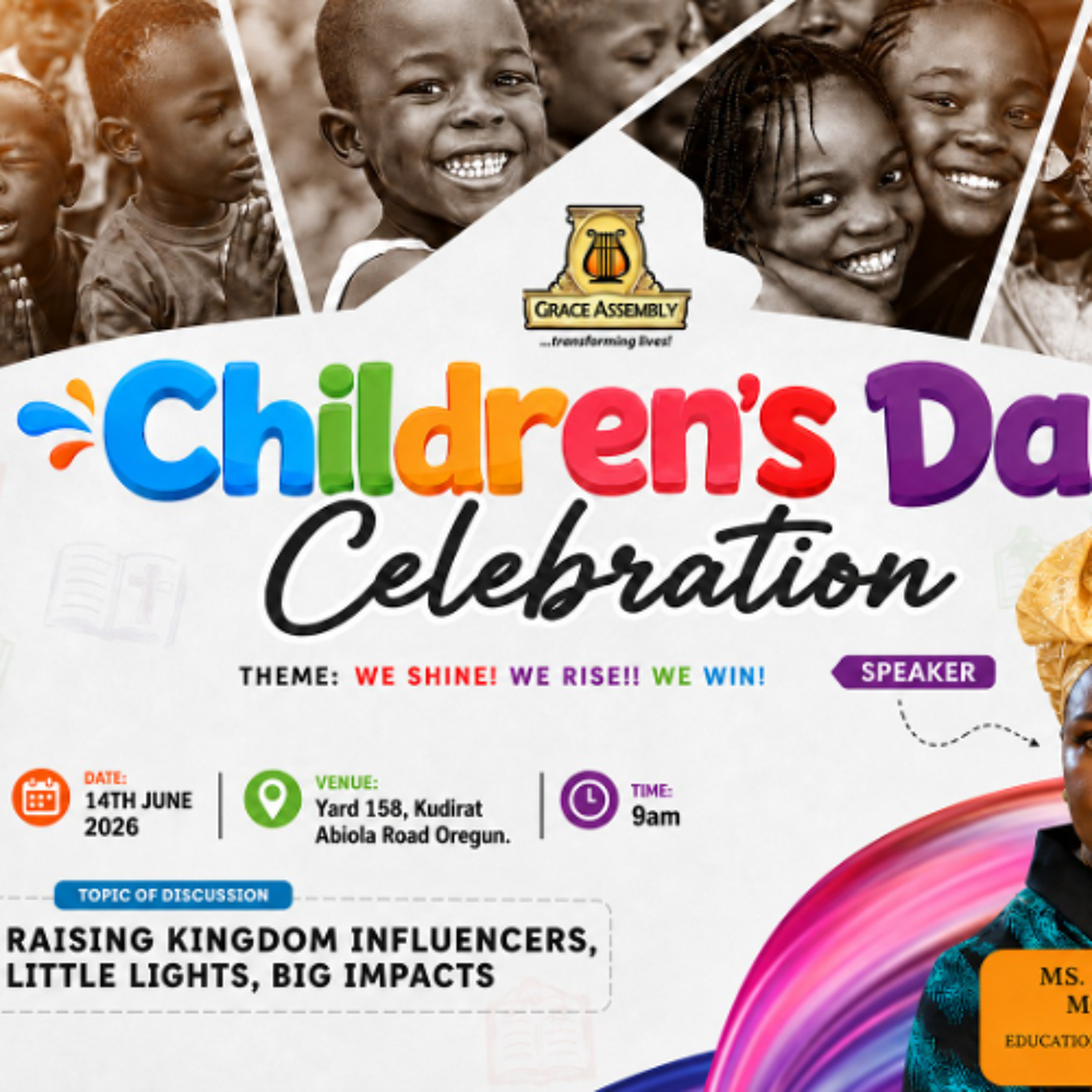 We Shine. We Rise. We Win./Teleola Ashiru-Balogun/Children's Day Celebration Service