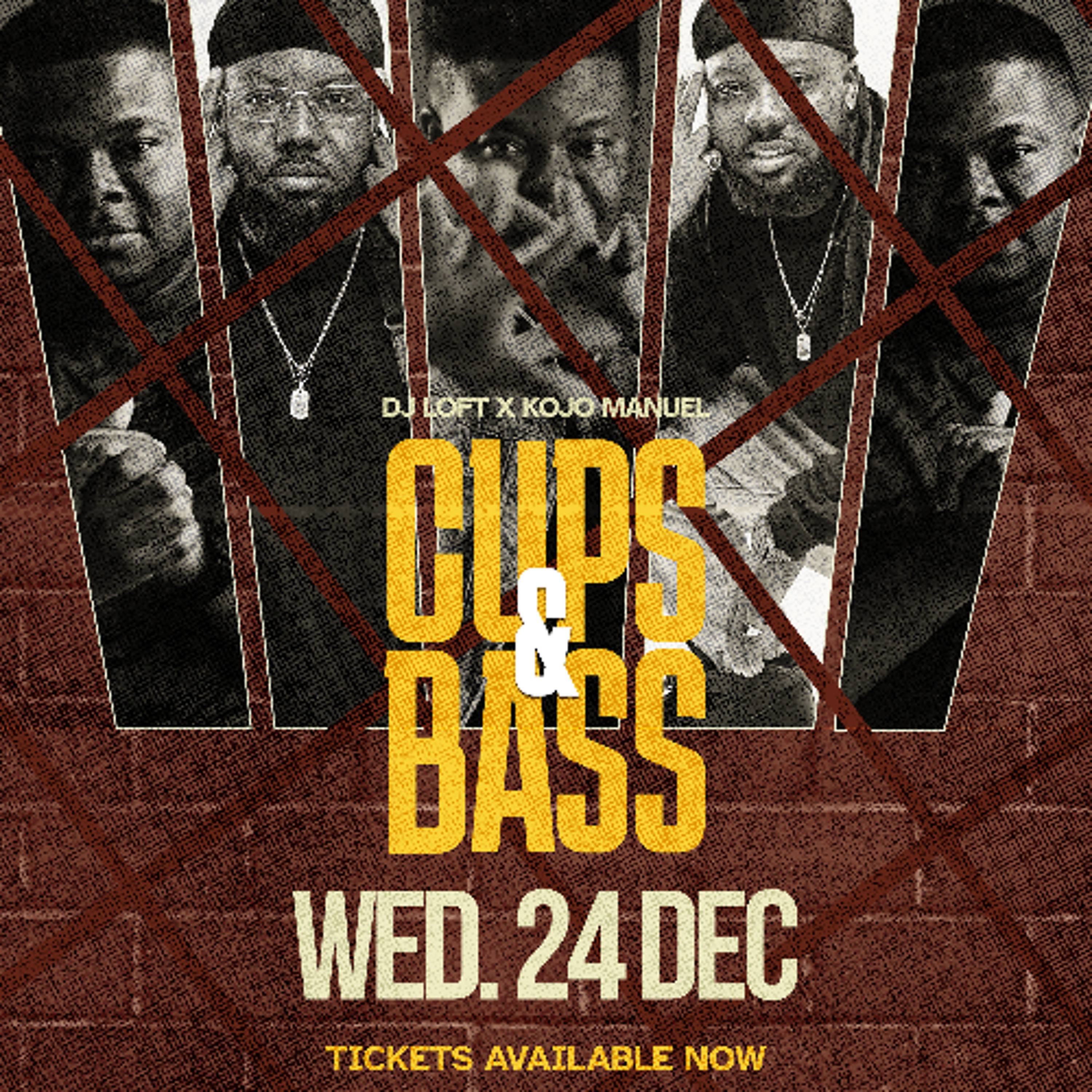 Cups & Bass With Dj Loft & Kojo Manuel - Detty December!
