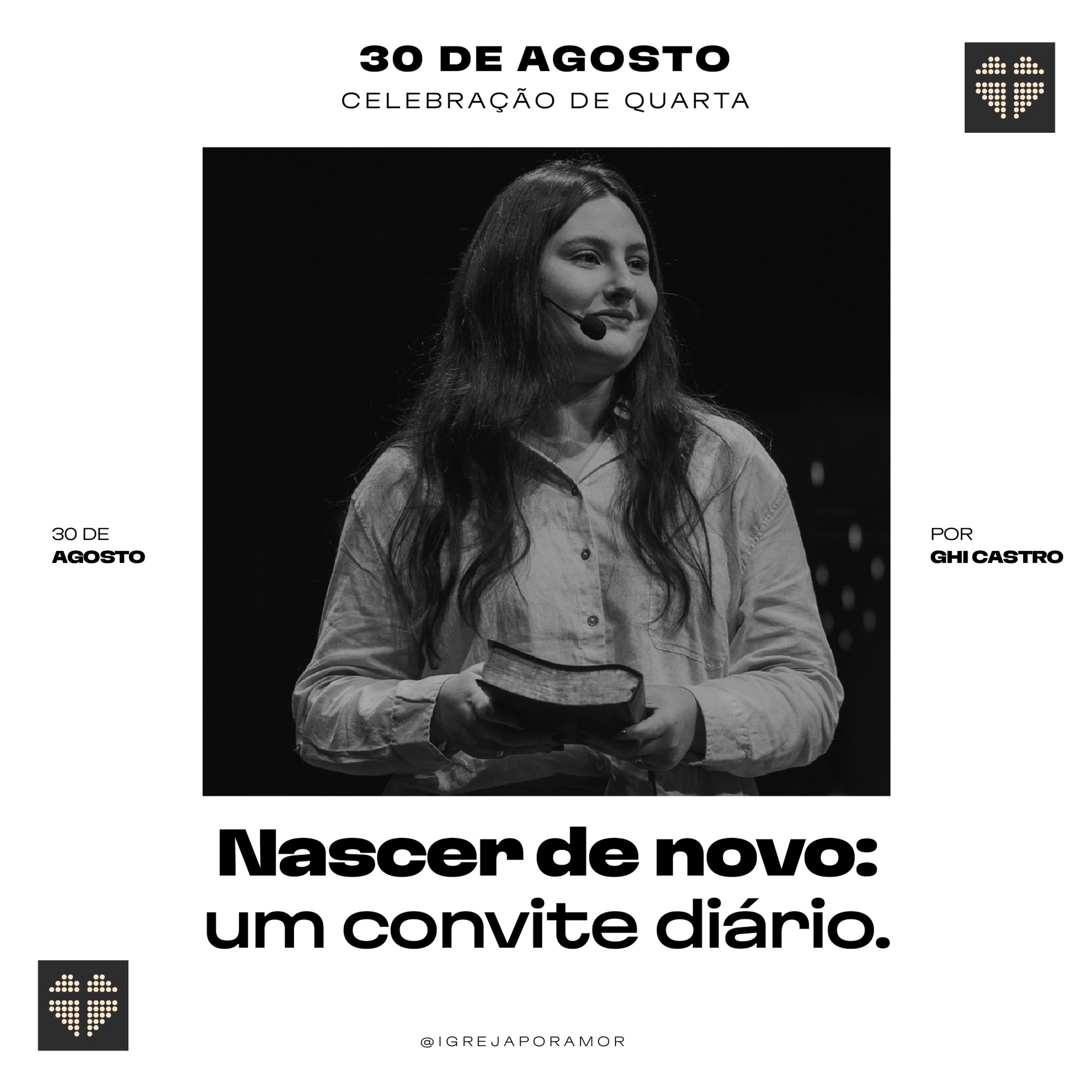 Nascer de Novo: Um Convite Diário | Igreja Por Amor | Ghi Castro | 30 de Agosto de 2023 episode artwork